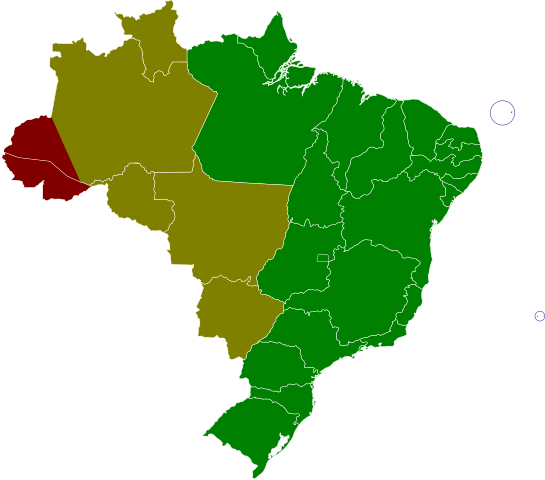 Zeitzonen in Brasilien
